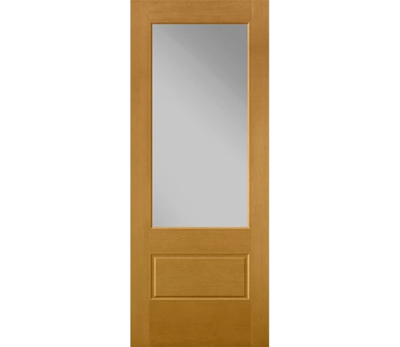 Tacoma 3 Quaters Light Fiberglass Entry Door