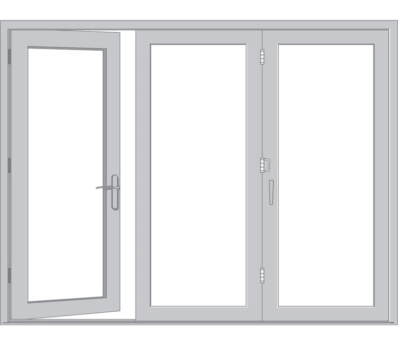 Tacoma Pella Architect Reserve Series Contemporary Bifold Patio Door